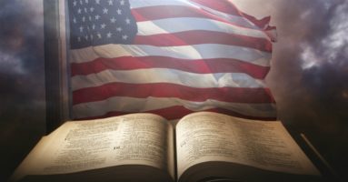 Bible & American Flag
