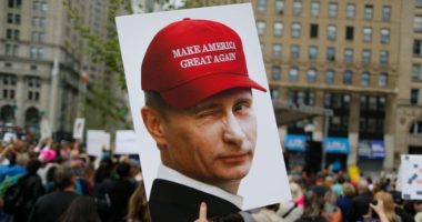 Putin in MAGA hat
