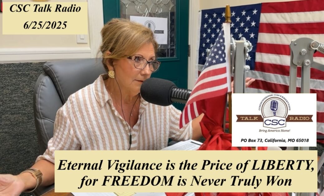 Eternal Vigilance is the Price of LIBERTY, for FREEDOM is Never Truly Won