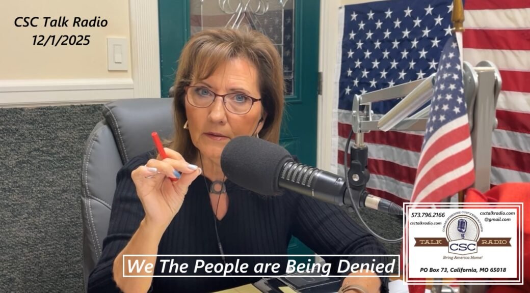 We The People are Being Denied
