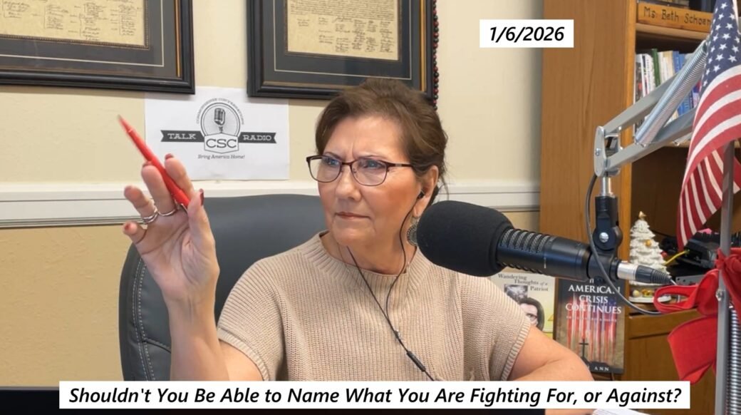 Shouldn't You Be Able to Name What You Are Fighting For, or Against?